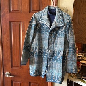 Blair Blue Patterned Women's Blazer